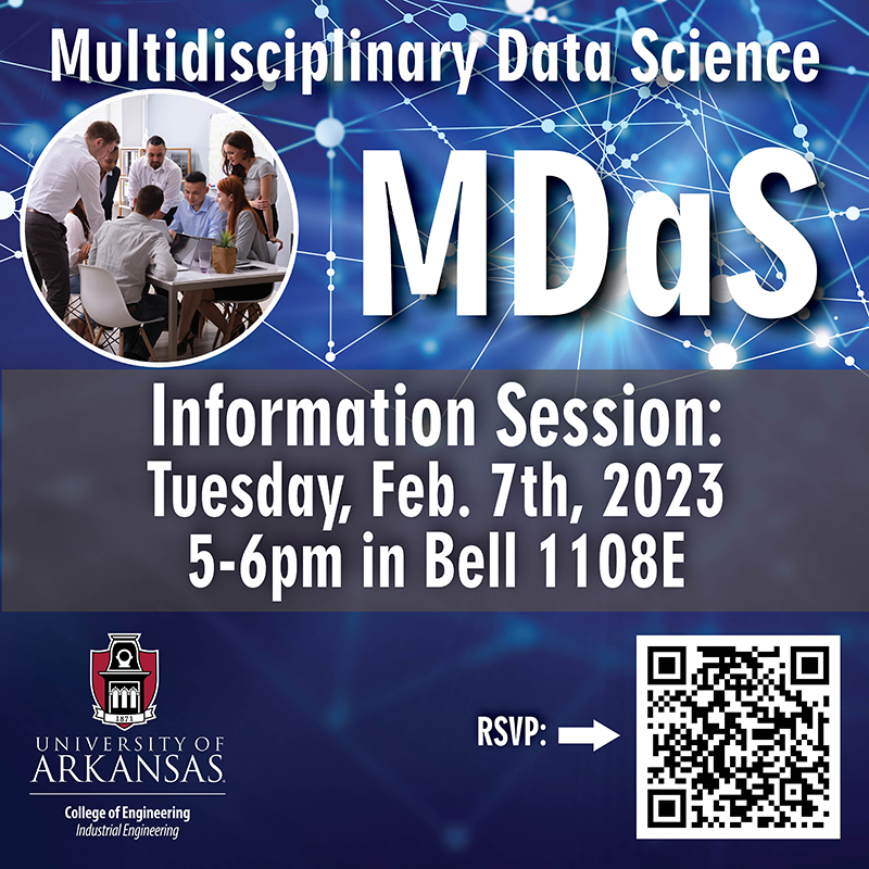 Invitation to MDaS Scholarship Information session Feb. 7th from 5-6 pm in Bell 1108E